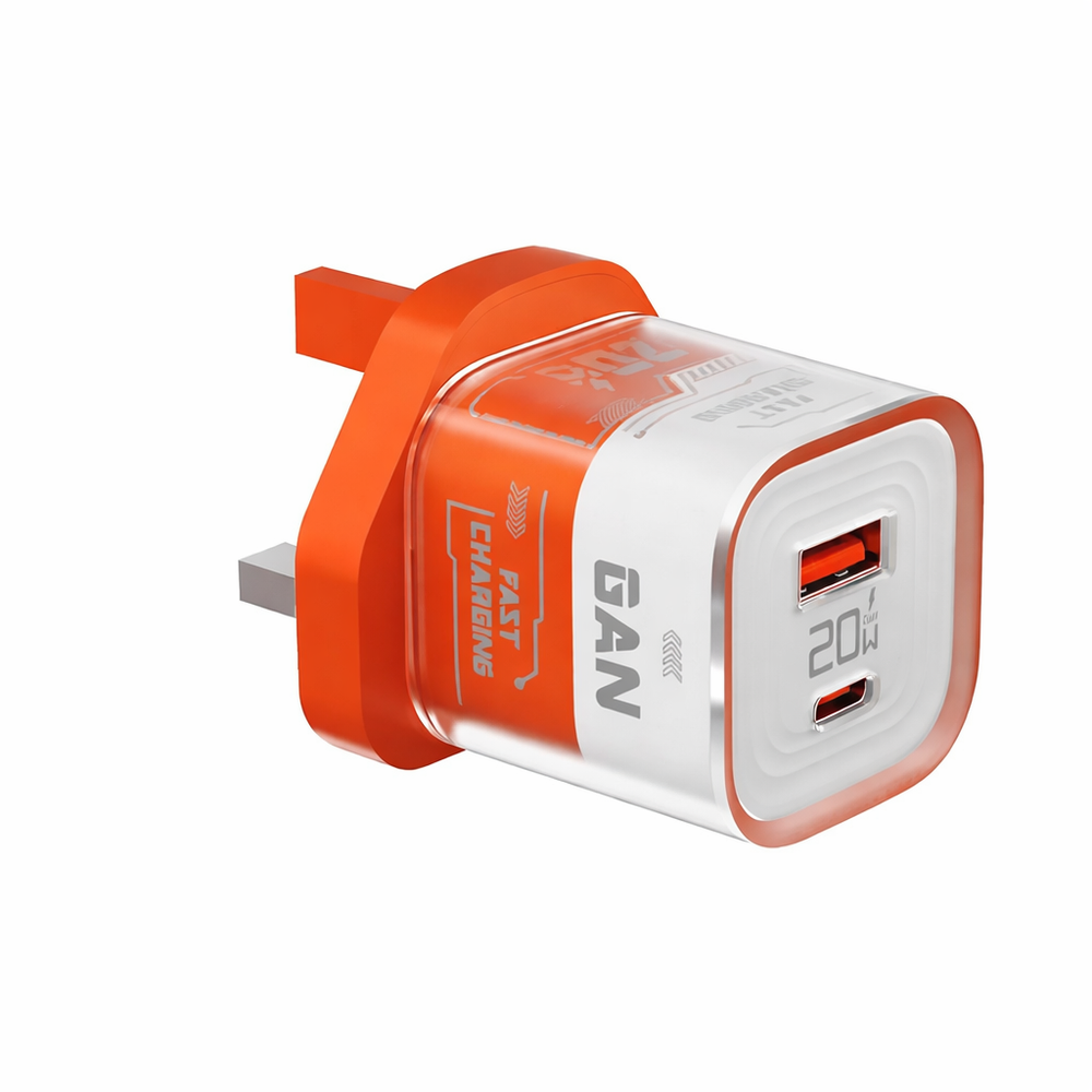 Porodo Crystal Shell GaN Wall Charger