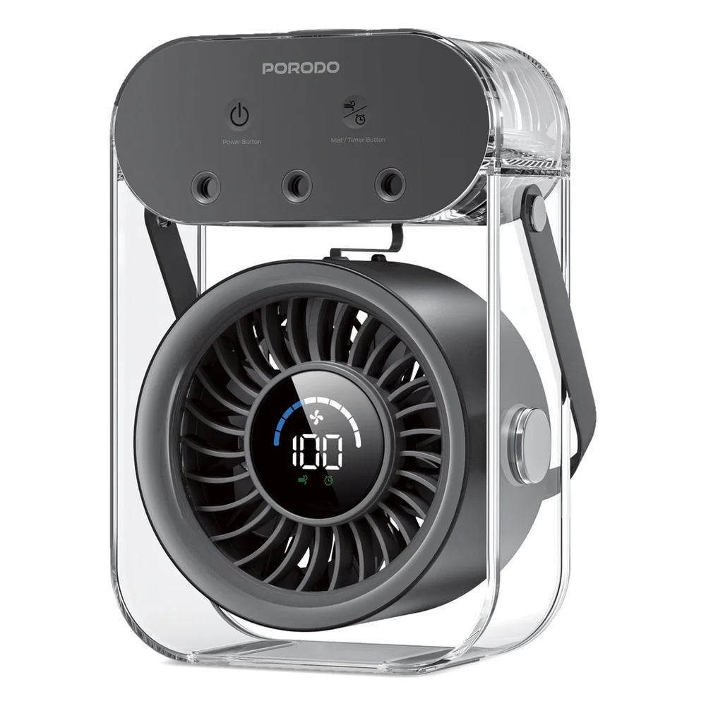 Porodo Lifestyle Chillo Aqua Portable Mist Fan