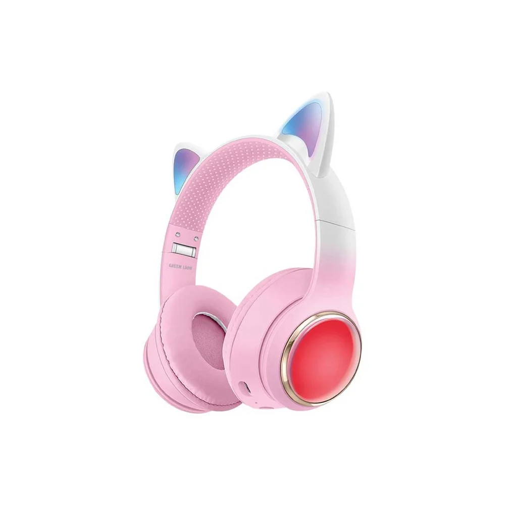 Green Lion GL-400 Kids Wireless Head Phone Pink