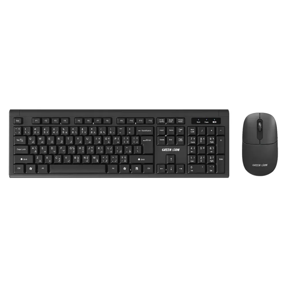Green Lion GKM-200 Wireless Keyboard and Mouse Combo