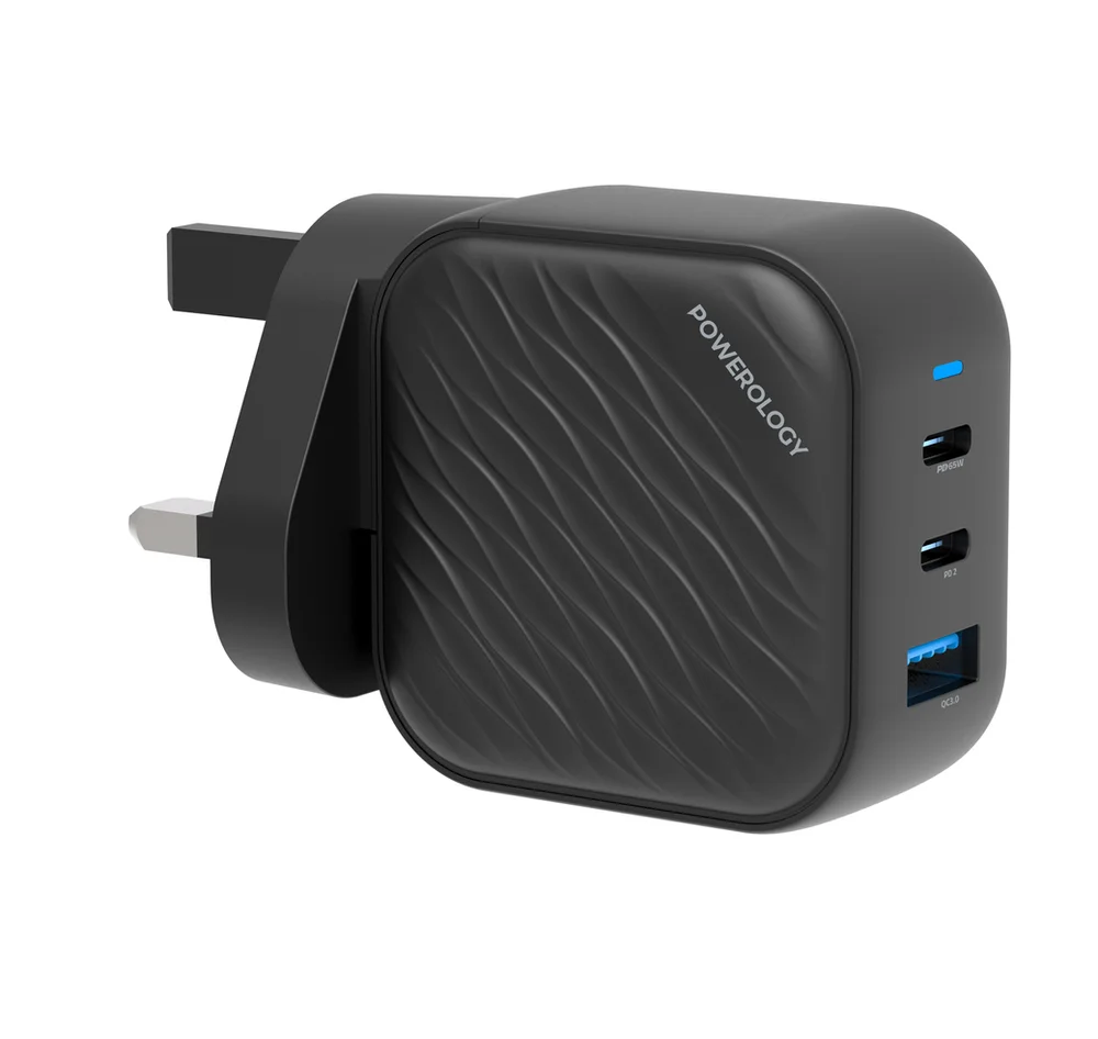 Powerology GaN Ultimate Dual PD Charger 65W