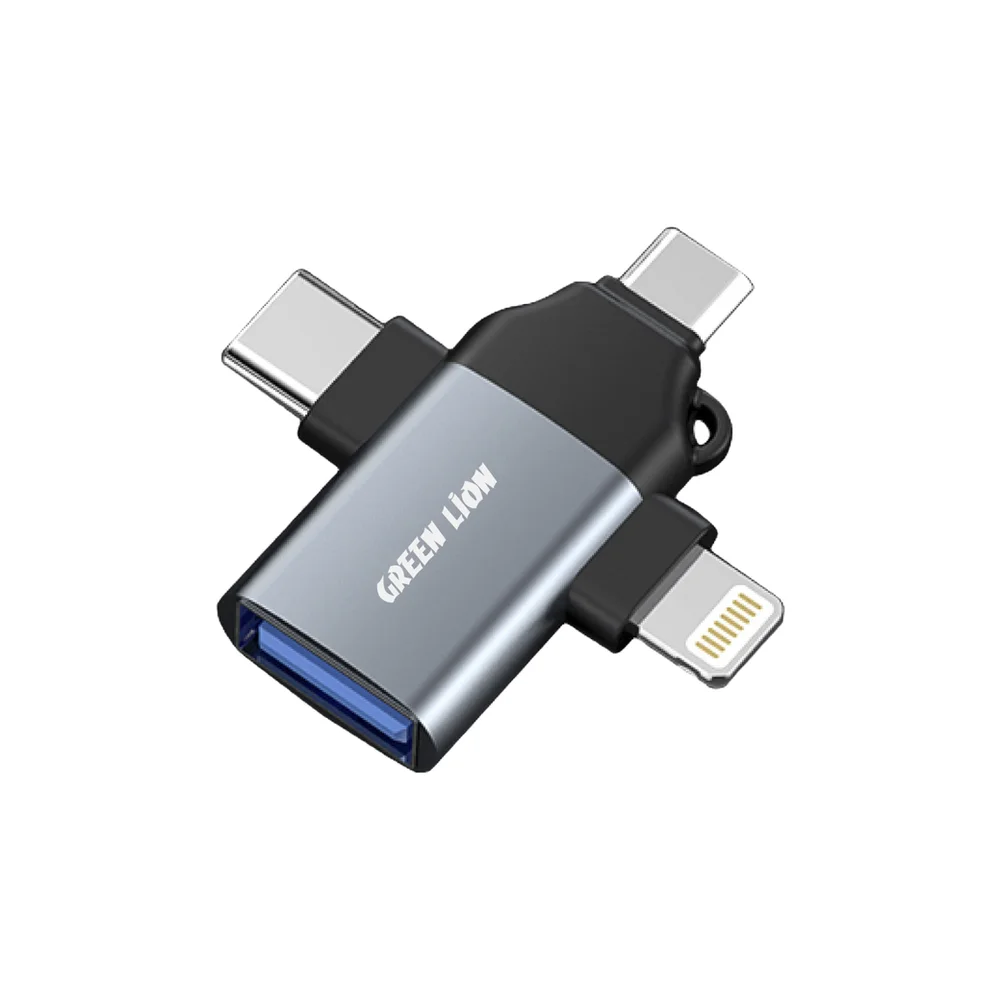 Green Lion 3 in 1 OTG (Lightning / Micro / Type-C)