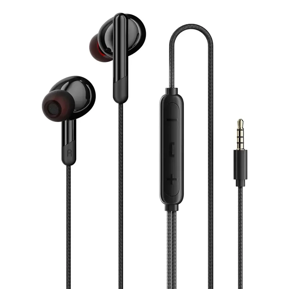 Porodo Soundtec Stereo Bass 3.5mm Wired Earphones