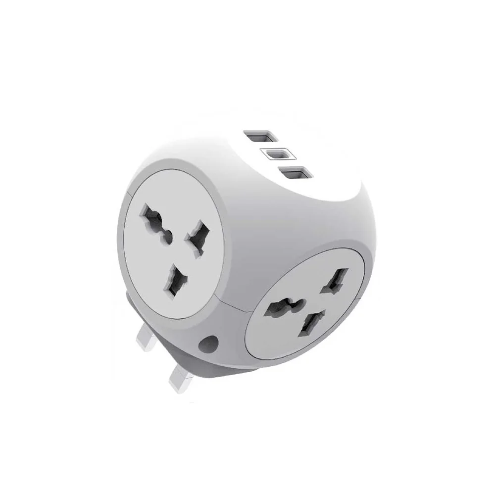 Green Lion Multiport Travel Adapter