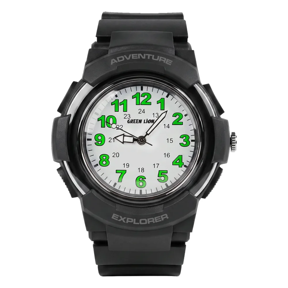 Green Lion Explorer Kids Analog Watch