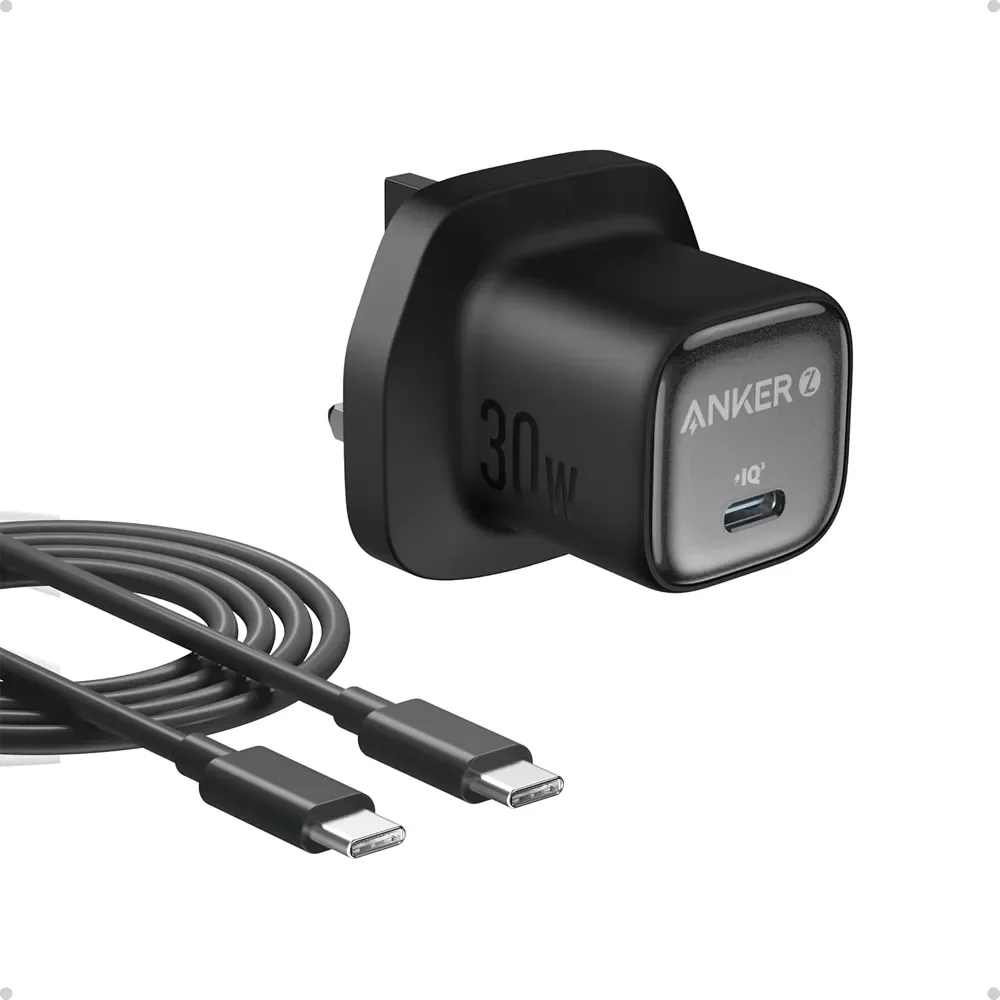 Anker Zolo 30W PD Wall Charger with USB-C Cable