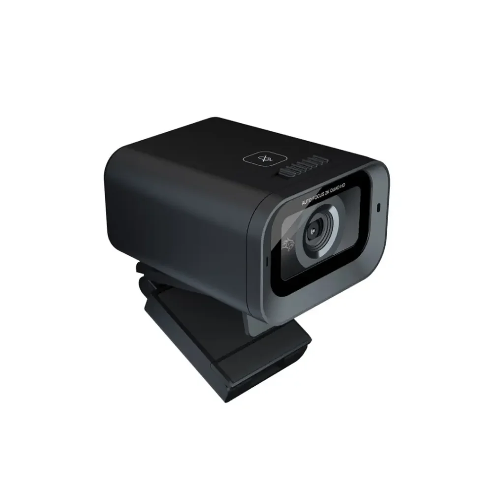 Porodo Gaming 2K 30fps Auto Focus Webcam with in-built Mic and Tripod