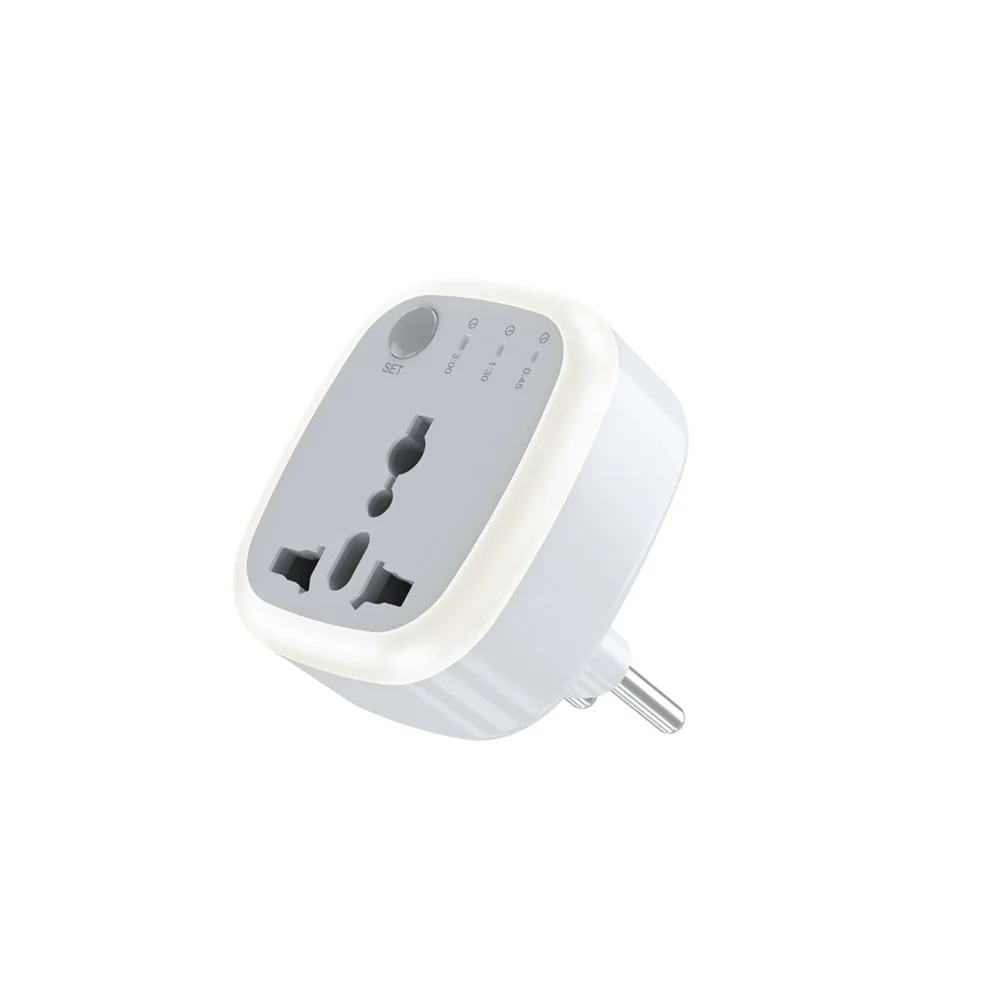 Green Lion Universal Conversion Plug with Timer and LED Light