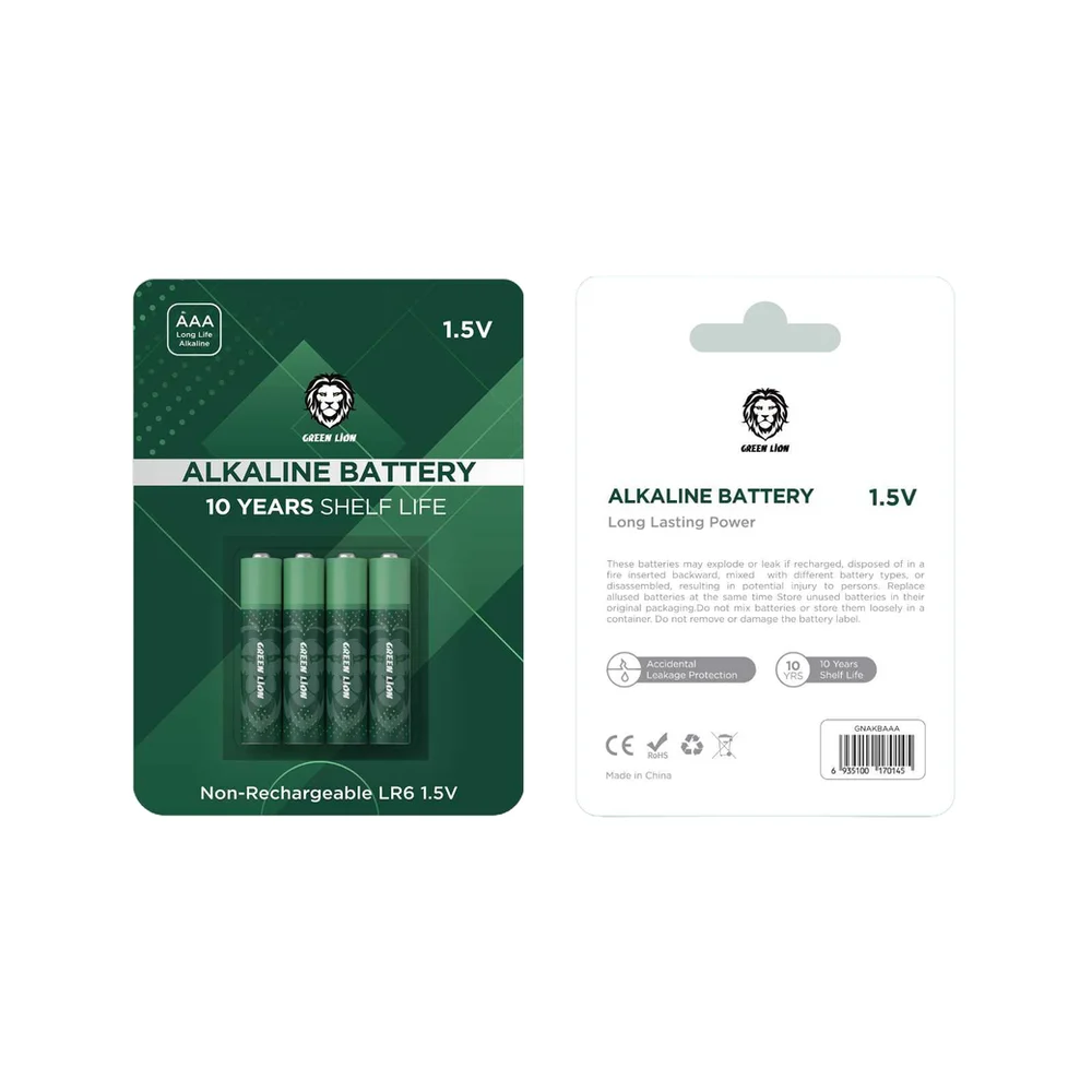 Green Lion Alkaline Battery AAA