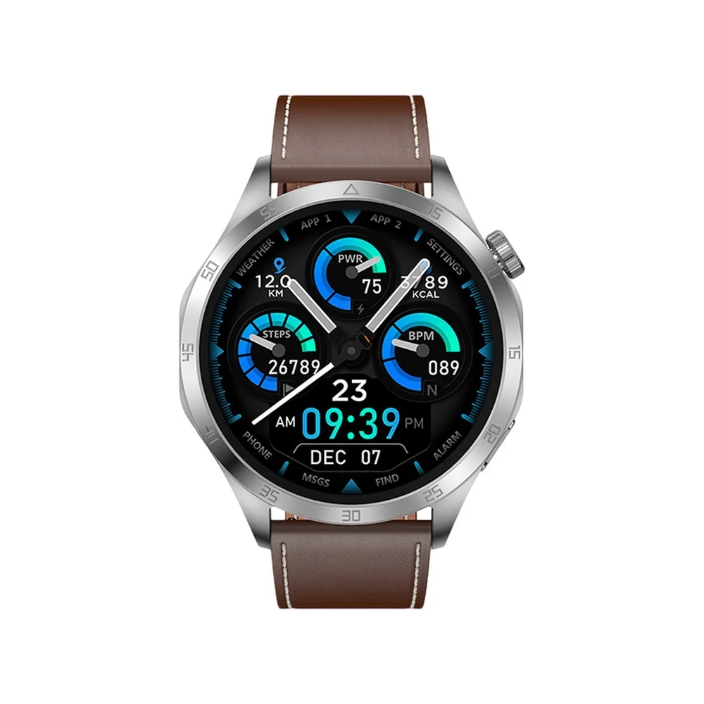 Green Lion Optima Smartwatch – Black | Smart, Stylish, and AI-Ready