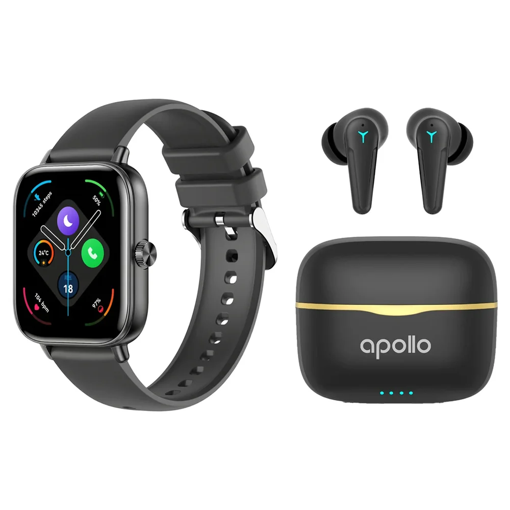 X.Cell Apollo W5 Smartwatch (1.85") + X.Cell Apollo A7 True Wireless Earbuds