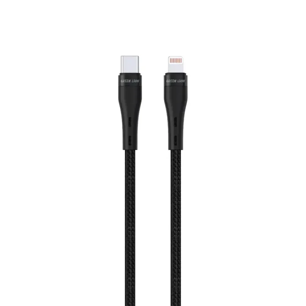 Green Lion USB-C to Lightning Braided Cable 20W 5 Meters
