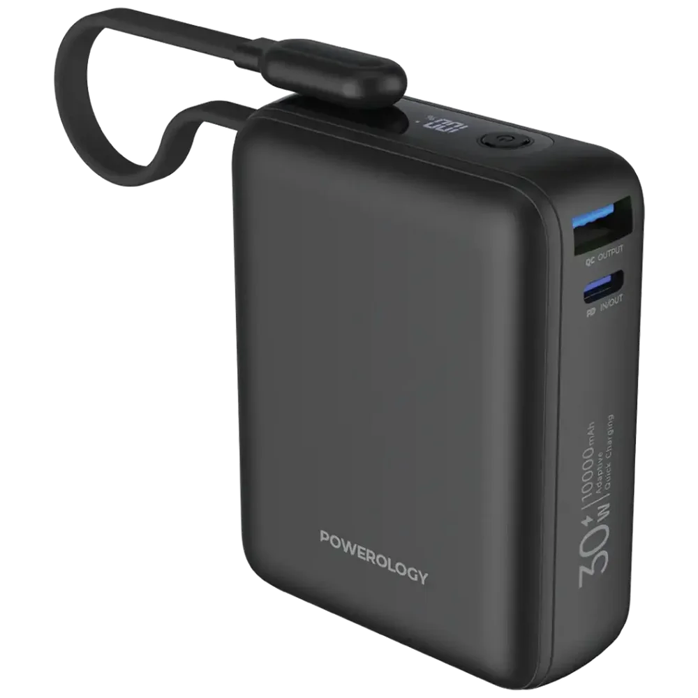Powerology Montreal 10000mAh Power Bank with PD30W & QC18W