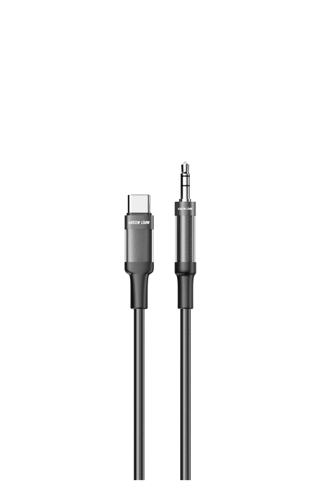 Green Lion USB-C To AUX Braided Cable(1m)