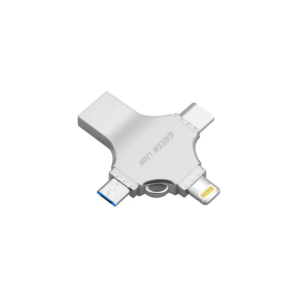 Green Lion 4-in-1 USB Flash Drive – 256GB
