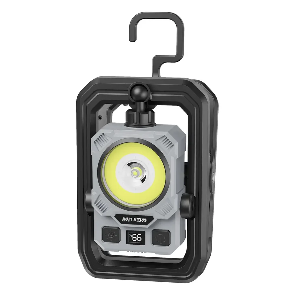 Green Lion Mini Clip Rechargeable Dual-Colour LED Light