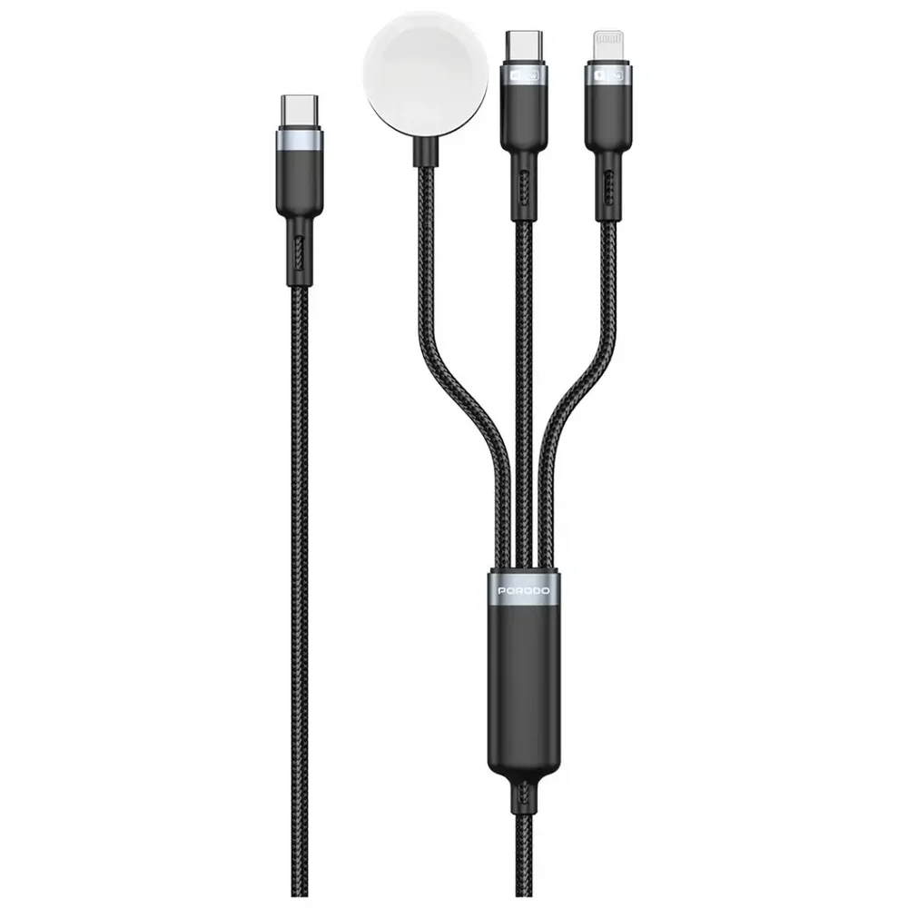 Porodo TrioLink 3-In-1 Charging Cable