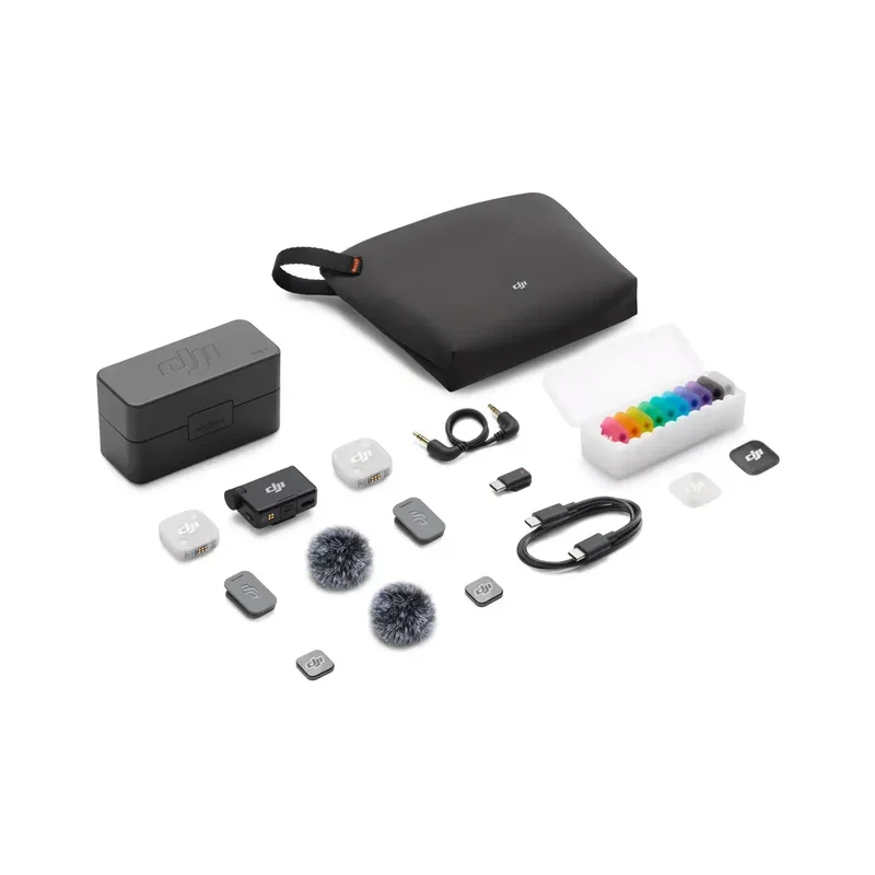 DJI Mic Mini 2 Wireless Microphone – 2 TX + 1 RX + Charging Case