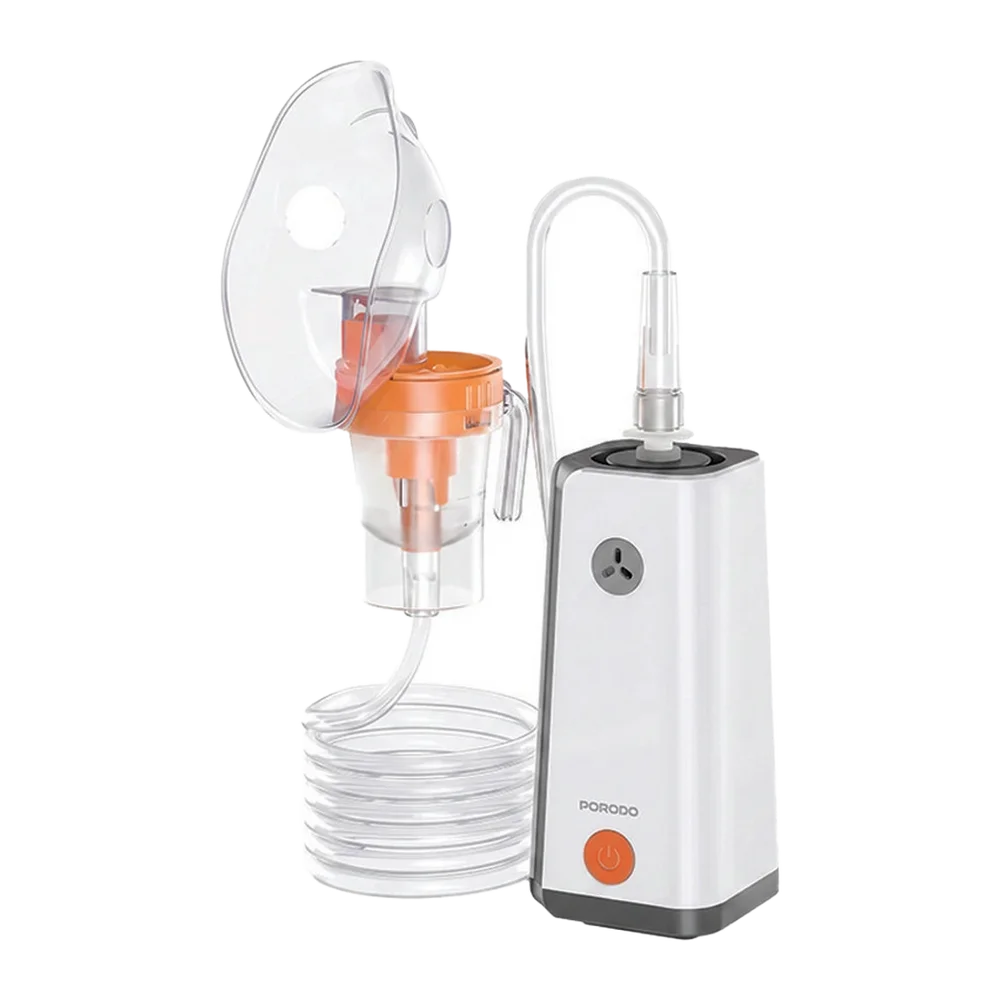 Porodo LiveOn Rechargeable Compressor Nebulizer with 8mL Medicine Cup