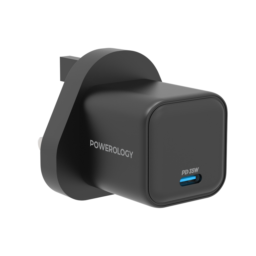 Powerology Ultra-Quick GaN Charger UK PD 35W