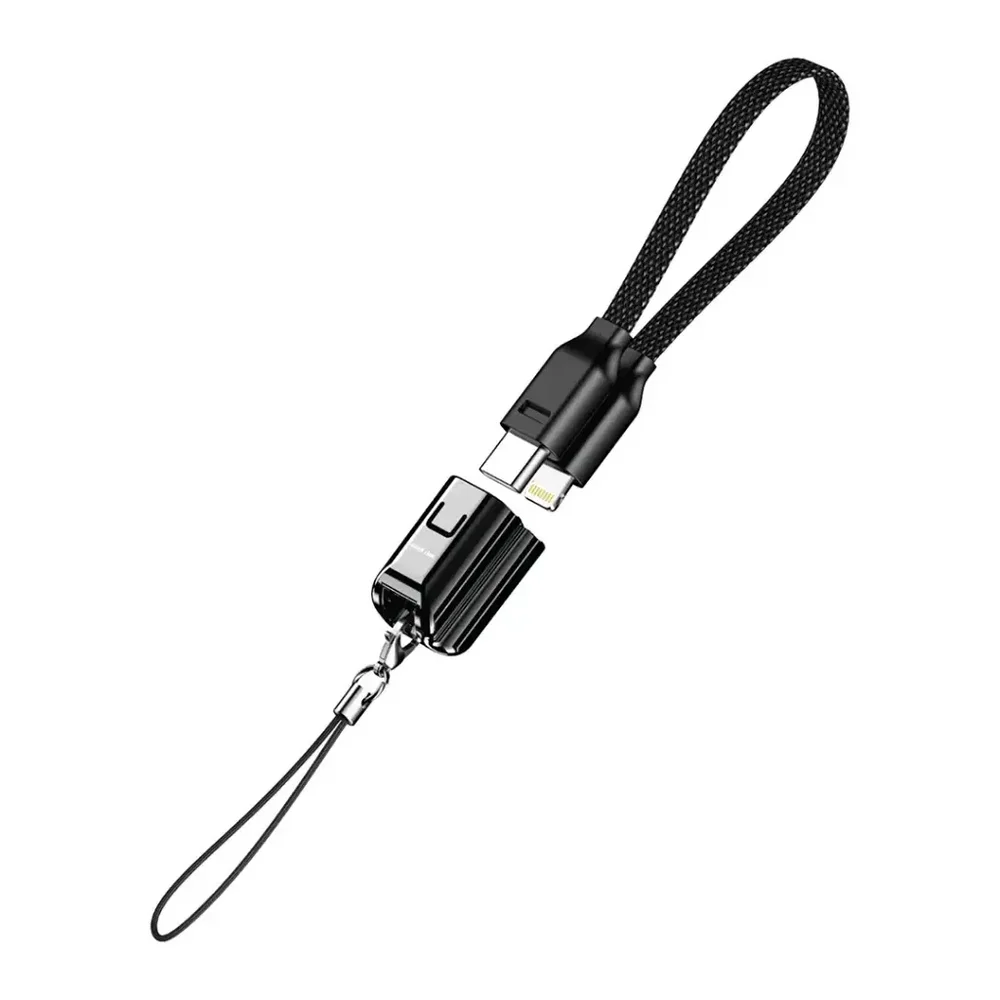 Green Lion Lanyard Cable USB-C to Lightning 30W (15cm)