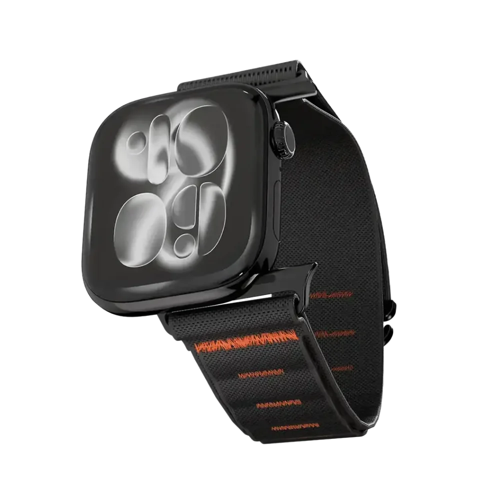 Levelo York Nylon Watch Strap for Apple Watch (42mm–49mm)
