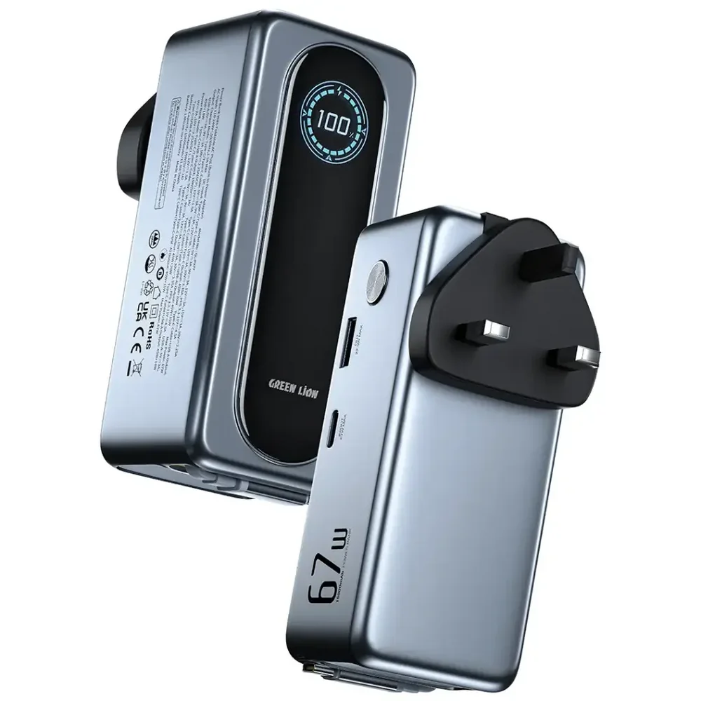 Green Lion Evera 15000mAh 67W Power Bank and Charger