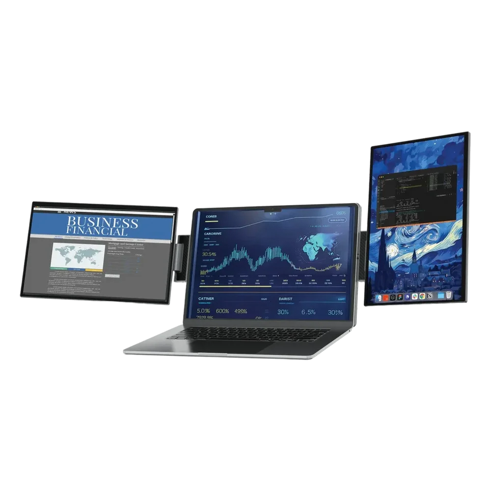 Powerology SkyFold 14" Dual Display Laptop Monitor