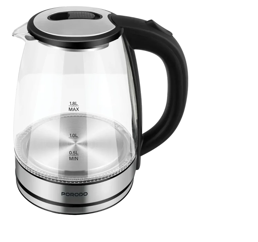 Porodo Pyro Electric Glass Kettle (1500W)