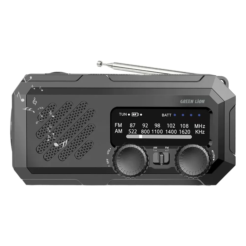 Green Lion G-Radio Lite with Power Bank & Flashlight