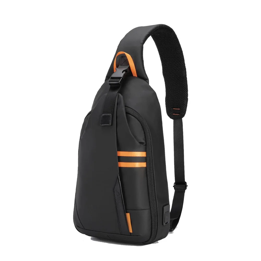 Porodo Gaming Water-Resistant PU Sling Bag With USB-C Port