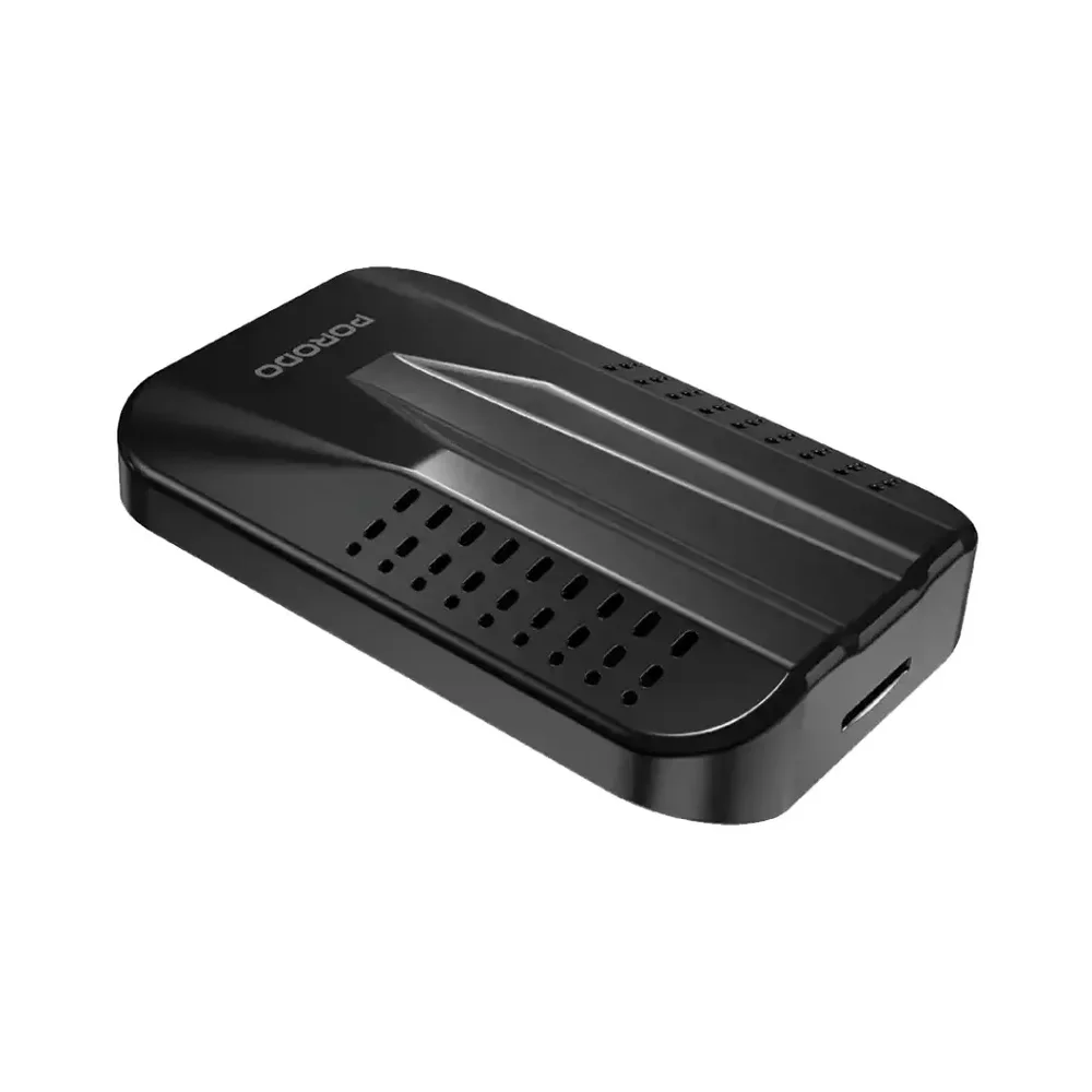 Porodo Wireless CarPlay Adapter with Split-Screen