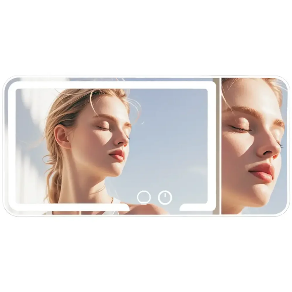 Porodo ShineVibe LED Car Makeup Mirror