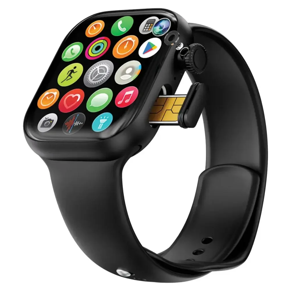 Green Lion Timex 4G 2.07" Smart Watch – Black