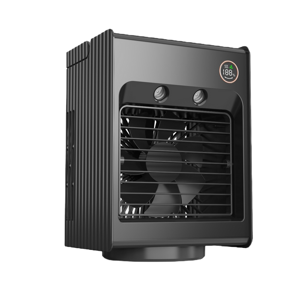 Porodo Lifestyle Air & Mist Portable Cooling Fan With Night Light