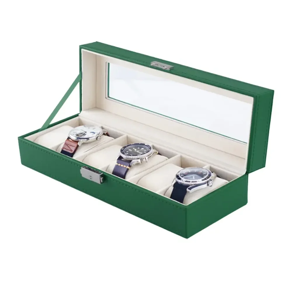 Green Lion Elegant Watch Box – 6 Slots