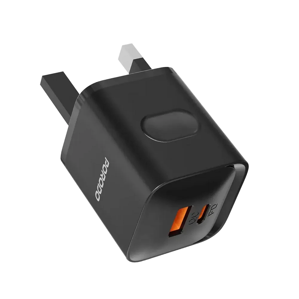 Porodo Dual-Port GaN Wall Charger