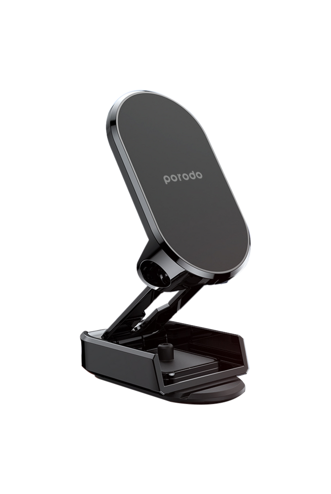 Porodo Magnetic Folding Dash Mount With Metal Backplates