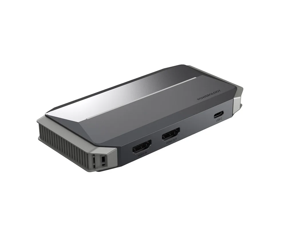 Powerology 4K Capture Card with HDMI Loopout and AUX