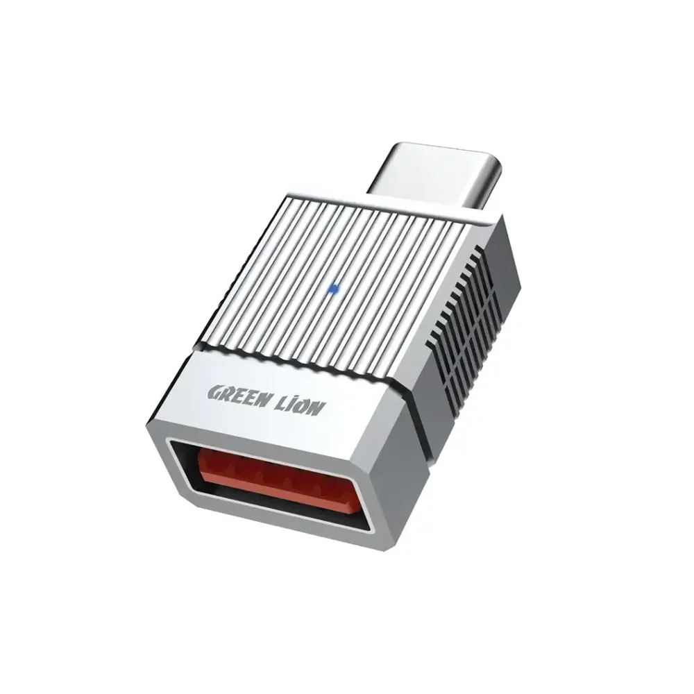 Green Lion 2-in-1 OTG Adapter USB-A to USB-C  120W