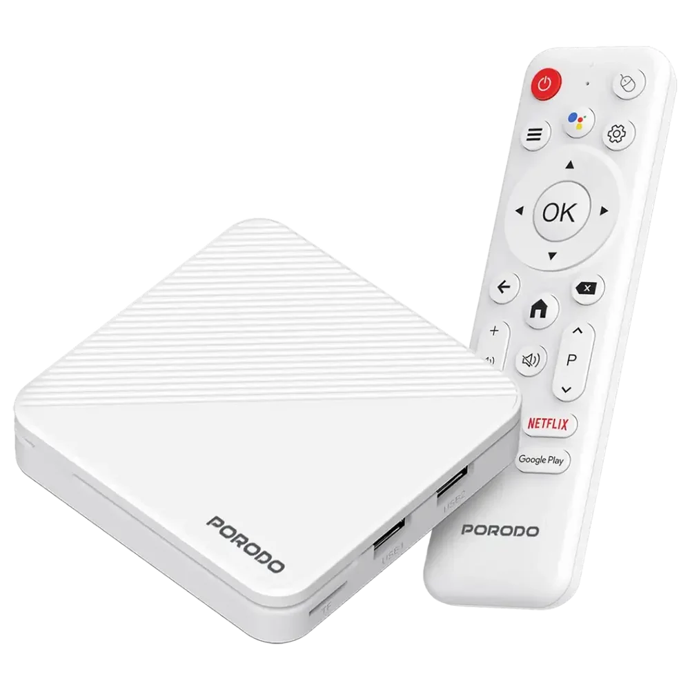 Porodo Echobox Android TV Box – 4K Ultra HD