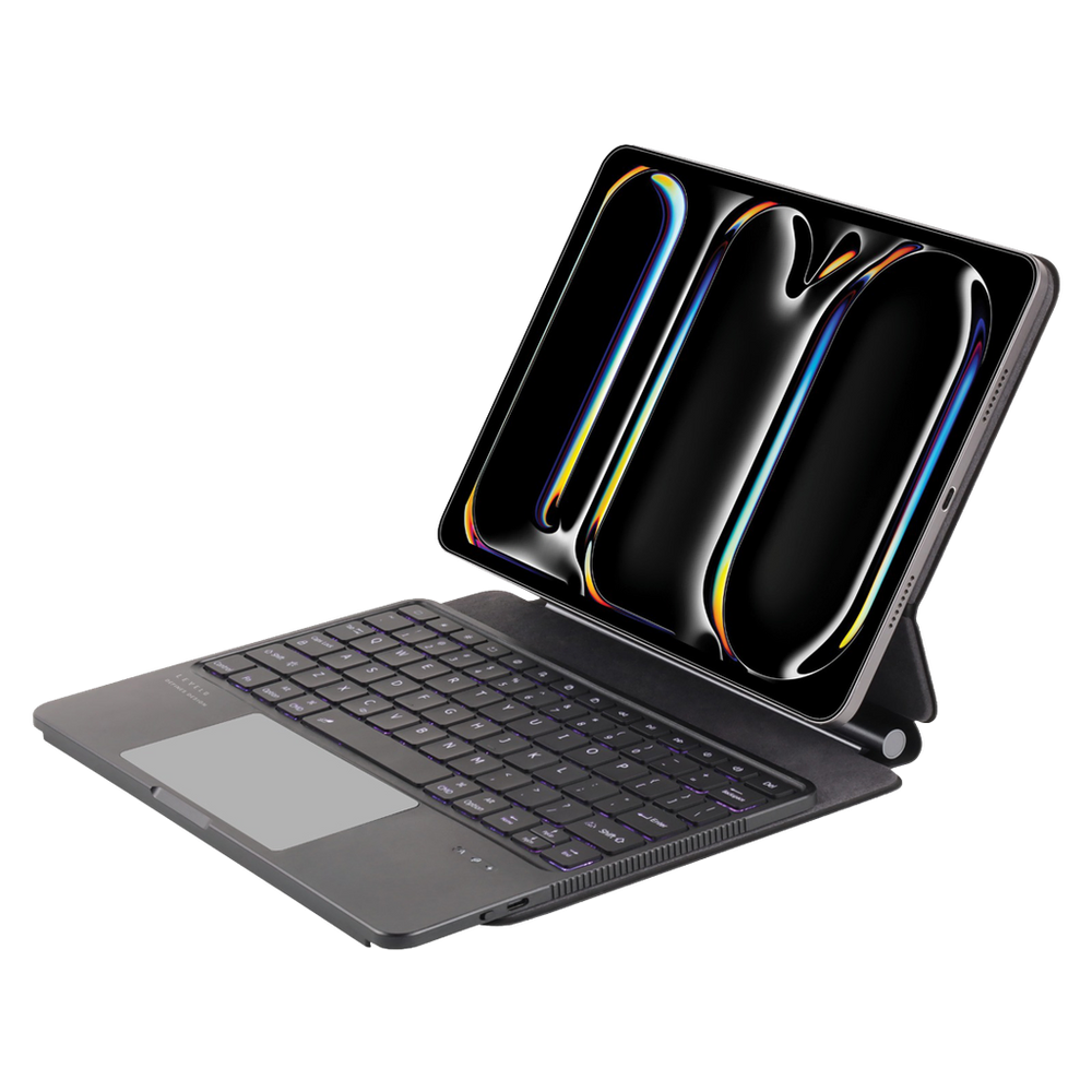Levelo AeroBoard Saffiano Leather Wireless Keyboard for Apple iPad Pro M4