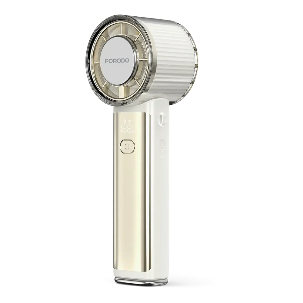 Porodo Lifestyle Chillo Cryo Foldable Handheld Fan – Beige