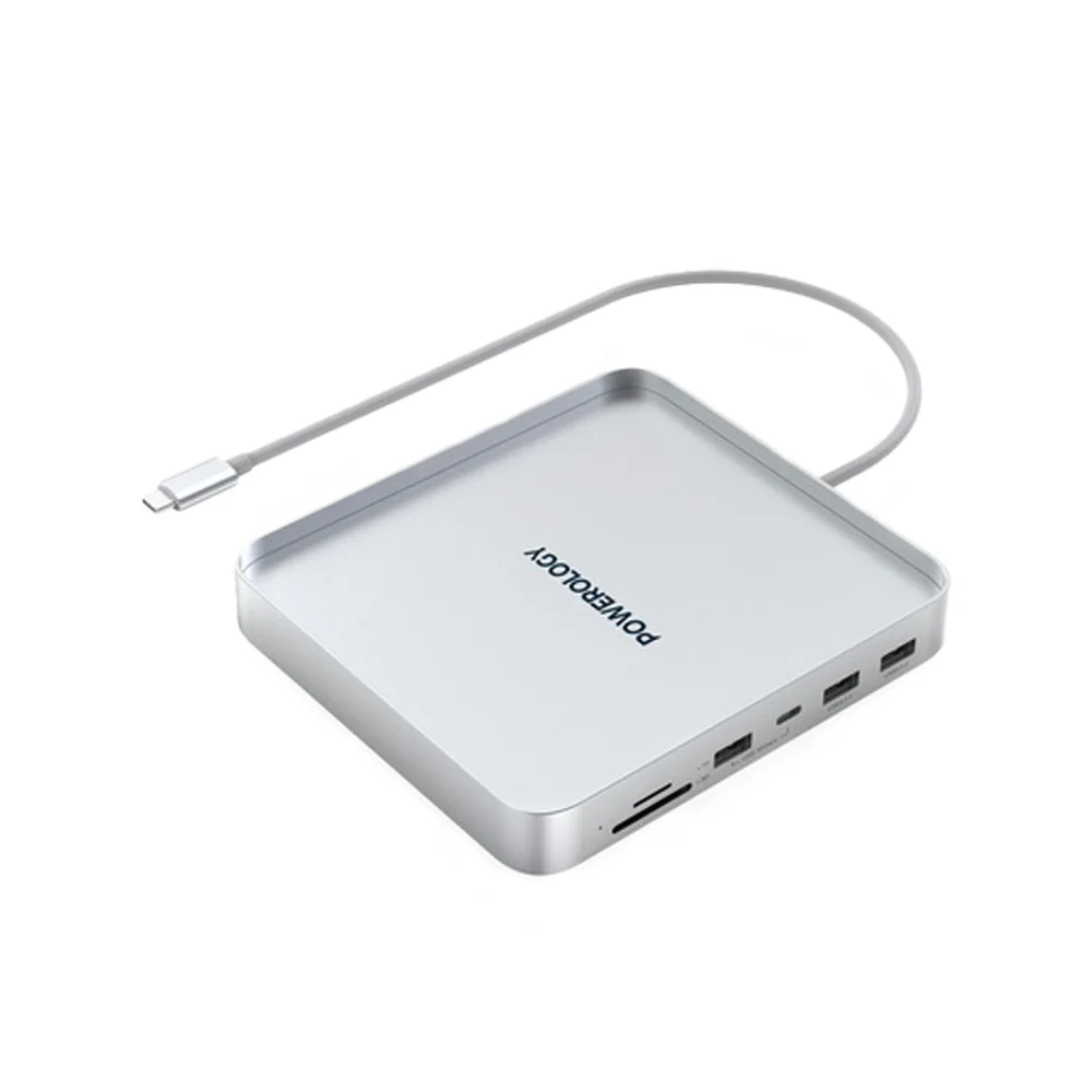 Powerology iMac 24-Inch USB-C Dock with SSD Enclosure 10Gbps – Gray