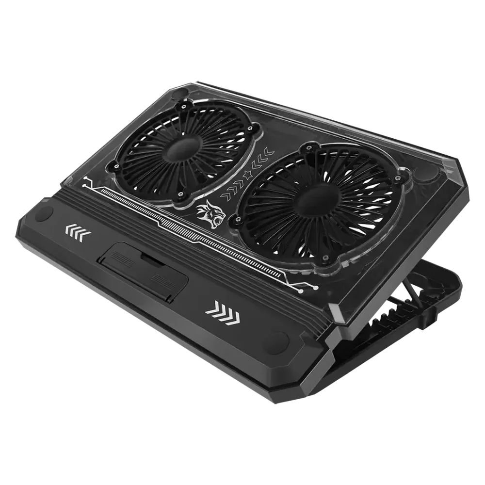 Porodo Gaming Crystal Shell Laptop Cooling Pad