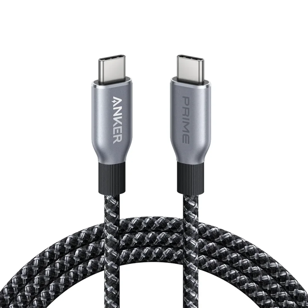 Anker Prime USB-C to USB-C Ultra-Fast Charging Braided Cable (240W) — 3FT