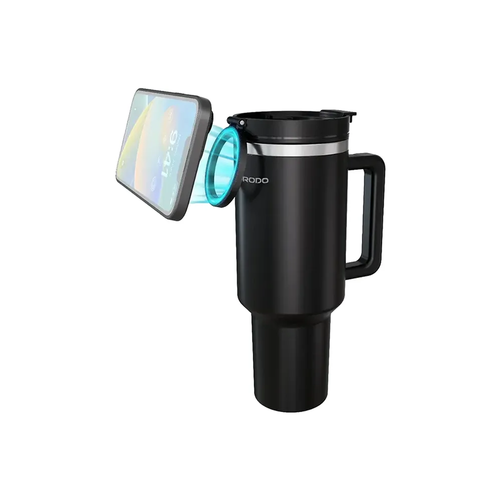Porodo Lifestyle Hydrate & Hold Magnetic Mount 40oz Insulated Tumbler
