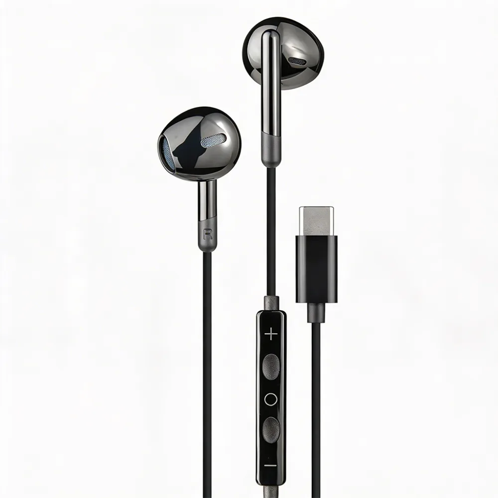 Powerology Type-C Stereo Earphones