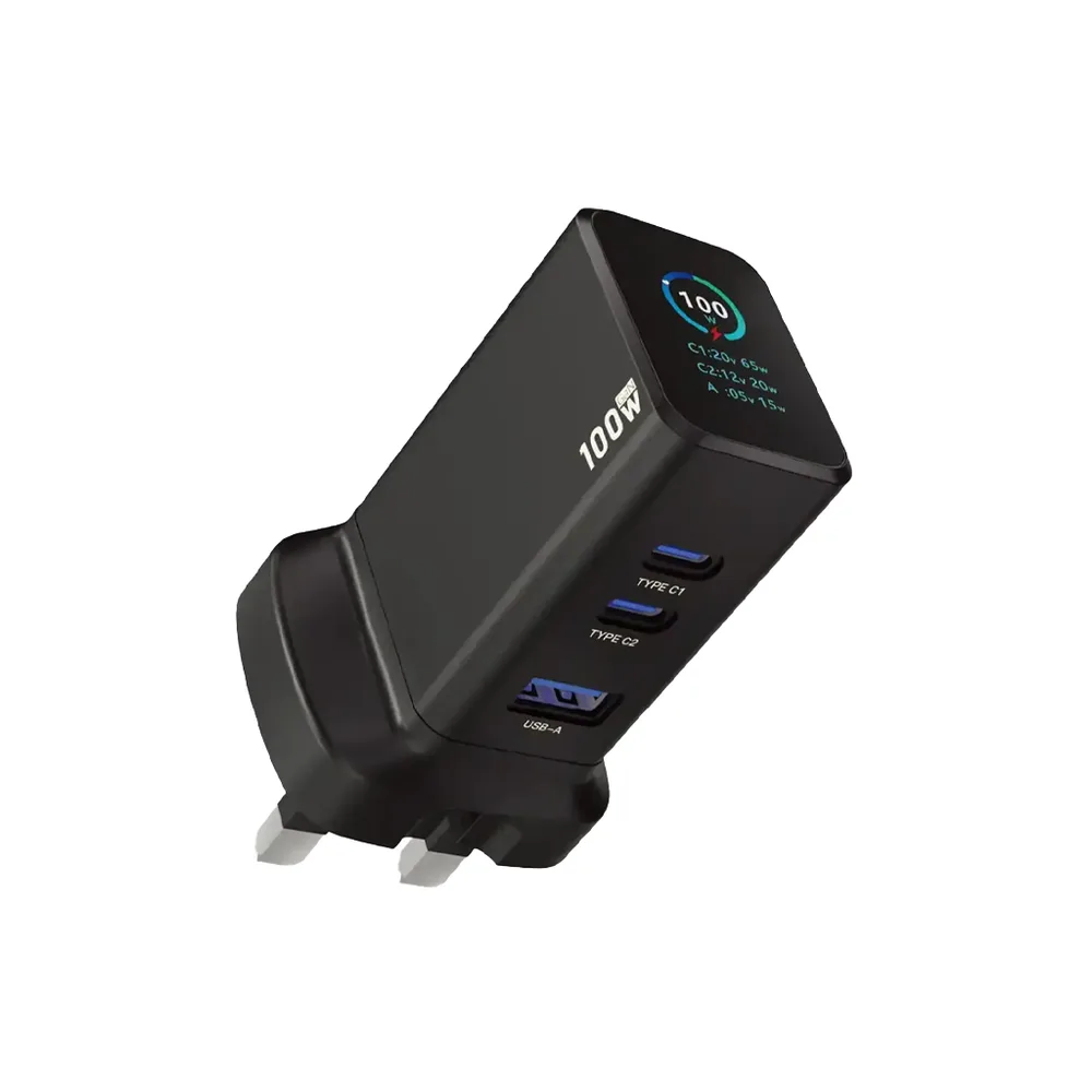 Powerology GaNex 100W Multi-Port Adapter